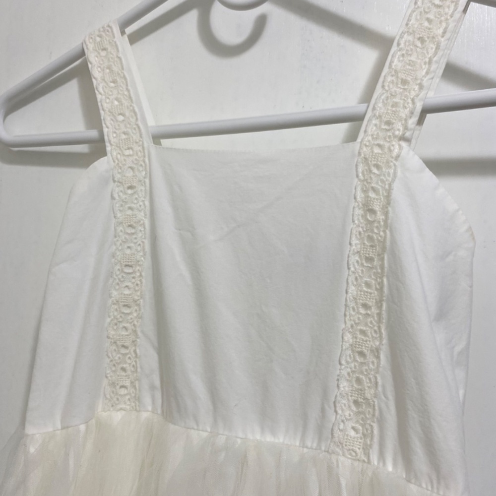 Only Little Once  Embroidered Lace  Size 10-12  Girls Sleeveless Maxi Dress . - Picture 5 of 13
